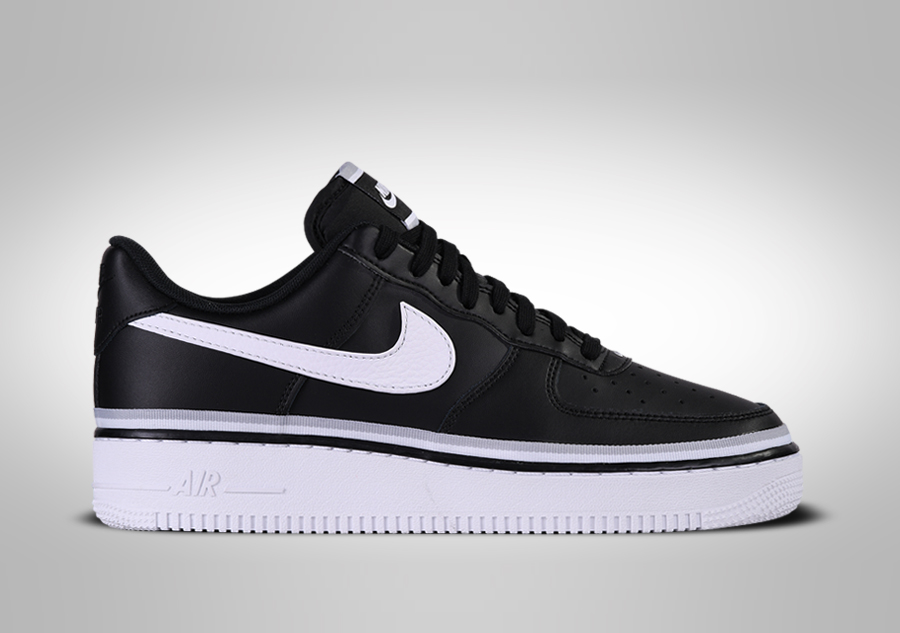NIKE AIR FORCE 1 LOW 07 LV8 BLACK WHITE WOLF GREY