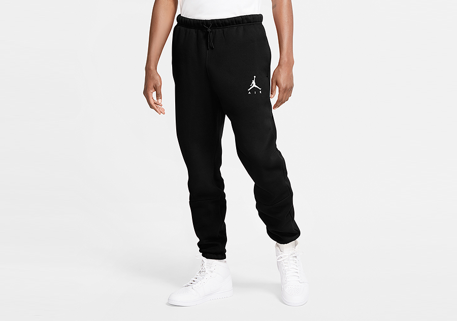 JORDAN ESSENTAIL STATEMENT FLEECE PANT - CARBON/HEATHER