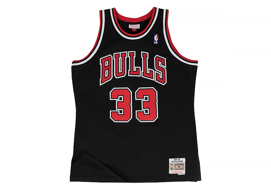 Mitchell & Ness Camisa masculina Scottie Pippen Chicago Bulls NBA Throwback